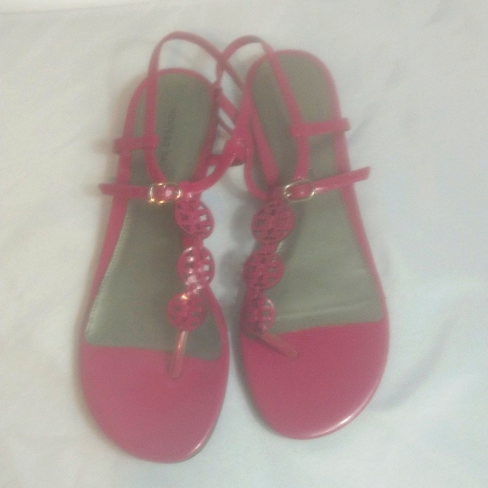 Montego Bay club pink fusia sandle with straps size 10